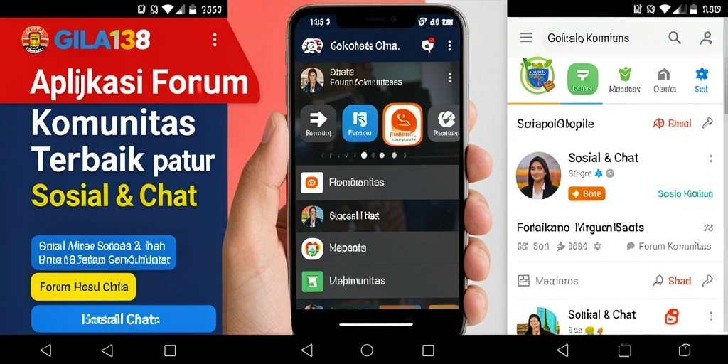 Antarmuka GILA138 menampilkan berbagai forum dan komunitas dengan rapi.