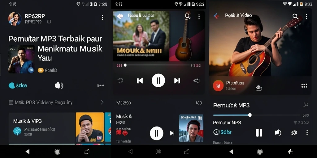 Tampilan antarmuka RP62RP yang sederhana dan modern.