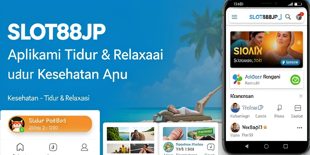 Tampilan menarik dari antarmuka aplikasi SLOT88JP untuk relaksasi.